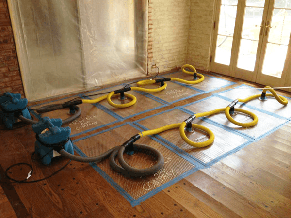 Dri-Eaz® (#F286) Rescue Mat® Water Damaged Wood Floor Drying Mats - 23  Piece Kit —
